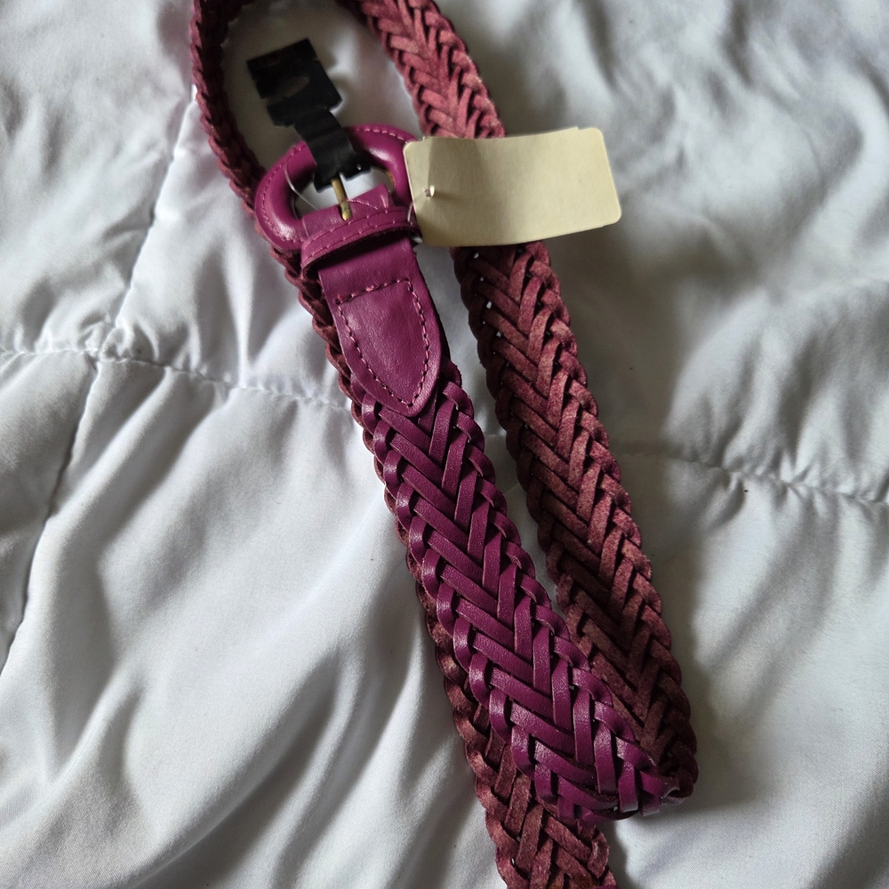 New Old Stock! Vintage Braided Purple Belt